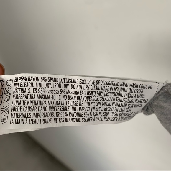 2/$15 FOREVER 21 cropped grey cactus shirt - Picture 4 of 4